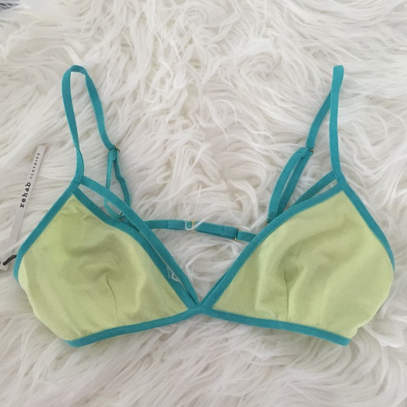 Bralette green and yellow - Picture 5 of 8